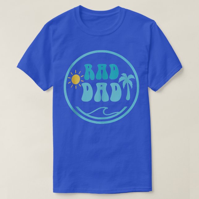 T-shirt Rad Papa The Big One 1st Birthday Surf Family Matc (Design devant)
