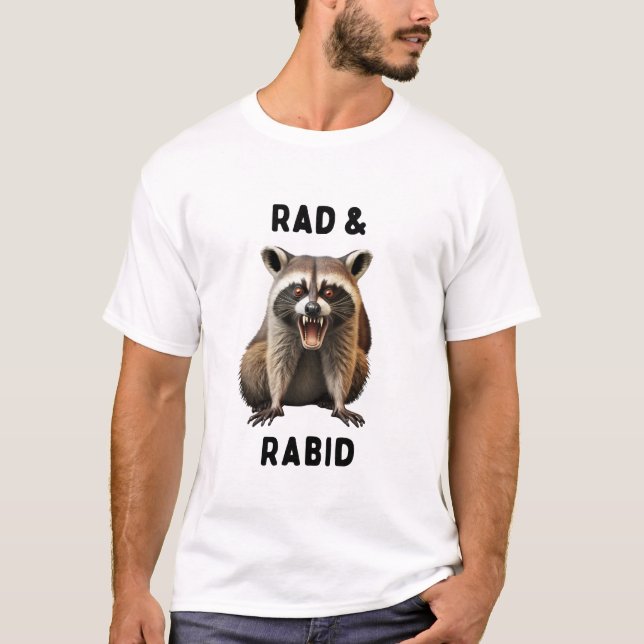 T-shirt Rad & Rabid Raccoon (Devant)