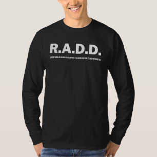 T-shirt Rad Républicains contre les Dummies Démocrates Ant