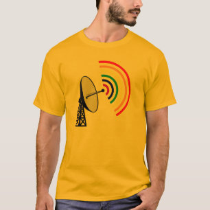 T-shirt Radar gai de l'arc-en-ciel LGBT de Gaydar