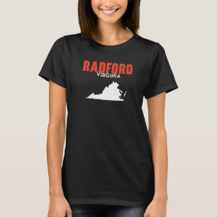 T-shirt Radford Virginia USA State America Travel Virginie