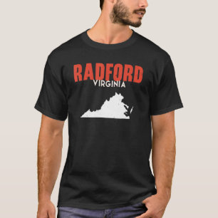 T-shirt Radford Virginia USA State America Travel Virginie