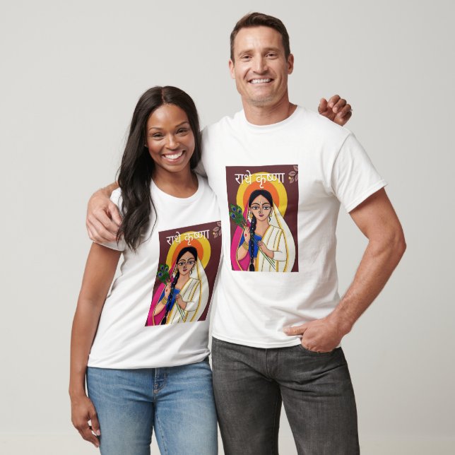 T-shirt Radha Krishna (Unisexe)