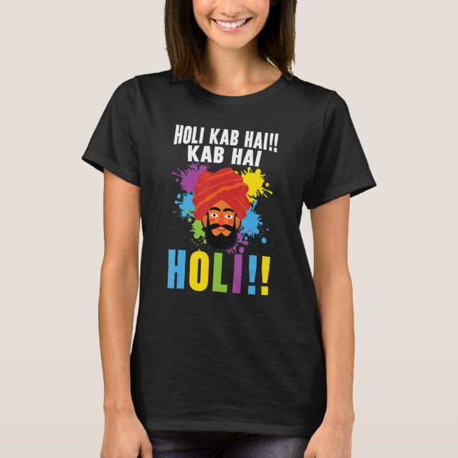 T-shirt Radha Krishna Hinduism Holi Festiva, bouddhiste hi (Devant)