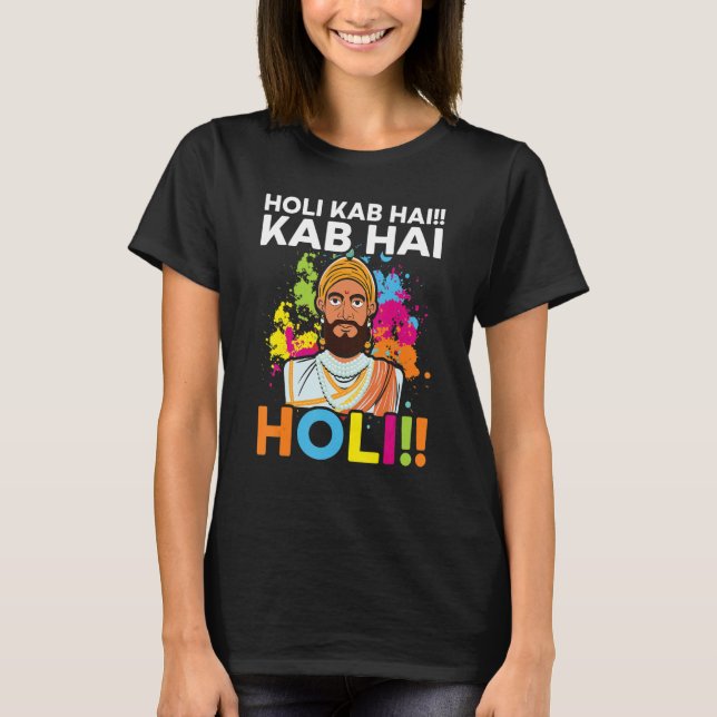 T-shirt Radha Krishna Hinduism Holi Festiva, bouddhiste hi (Devant)
