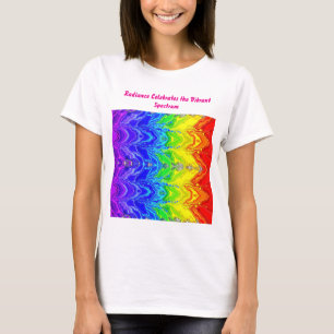 T-shirt « Radiance » – Un motif de fierté abstrait 