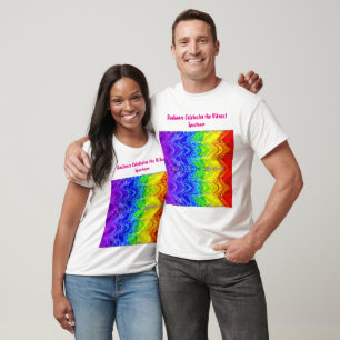 T-shirt « Radiance » – Un motif de fierté abstrait 