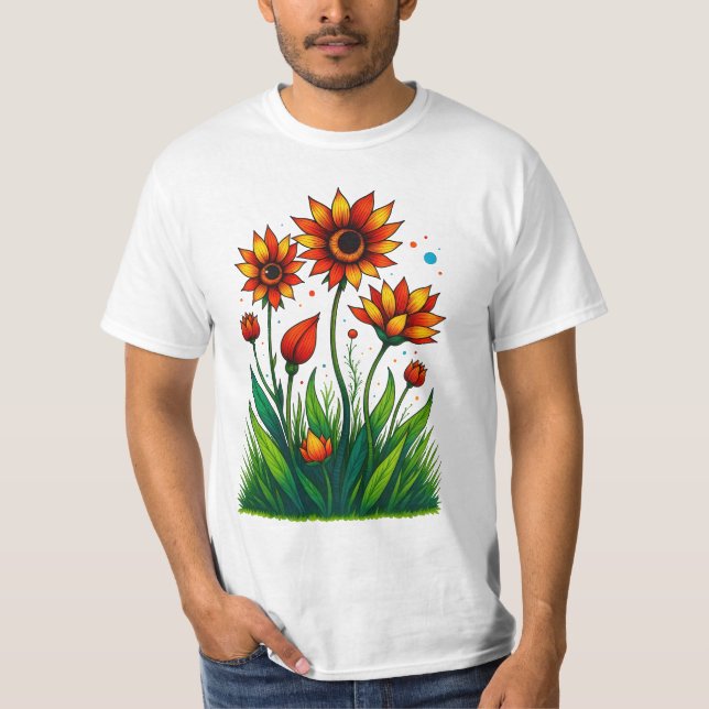 T-shirt Radiant Bloom Burst (Devant)