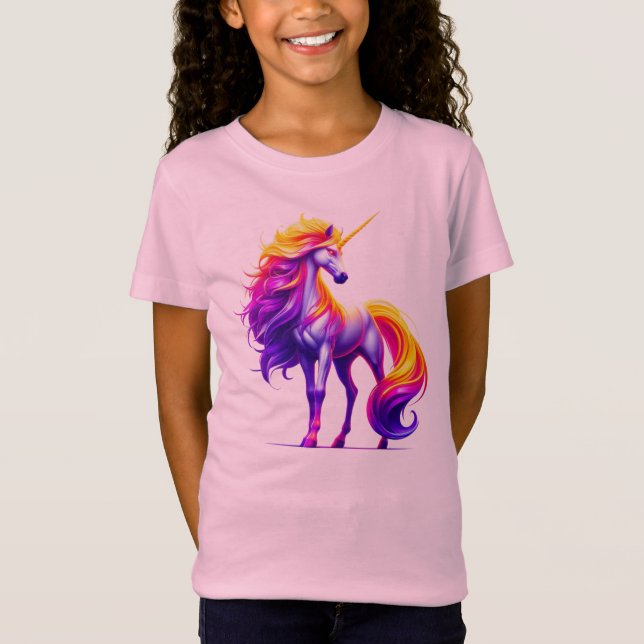 T-Shirt Radiant Dreamer Majestic Unicorn (Devant)