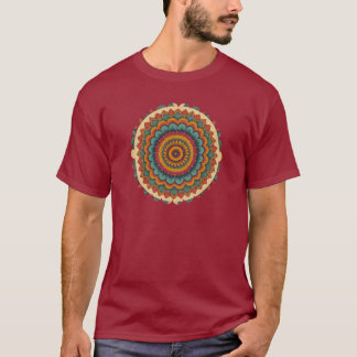 T-shirt Radiant Mandala Boho Style Design