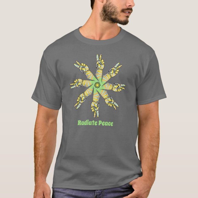 T-shirt Radiate Peace (Devant)