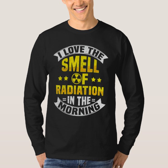 T-shirt Radiation Énergie nucléaire radioactive et moteur  (Devant)