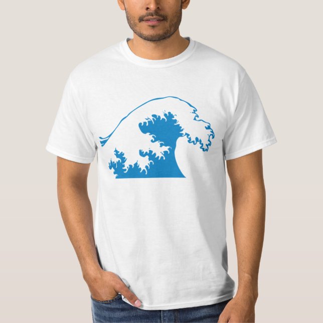 T-shirt radical de vague (Devant)