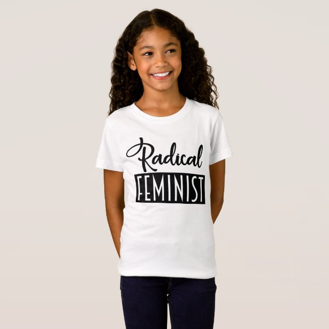 T-Shirt Radical féministe (Devant entier)