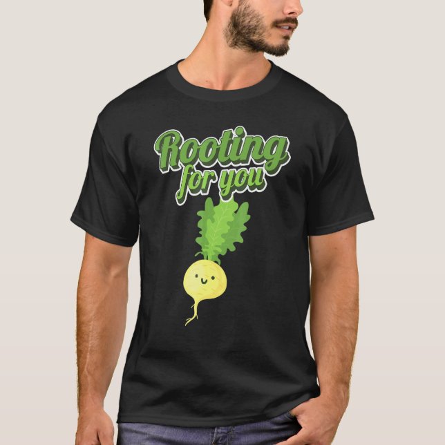 T-shirt Radical Rooting for You Root Crop Radish (Devant)