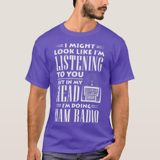 T-shirt Radio amateur Funny Vintage Hobby Ham opérateurs