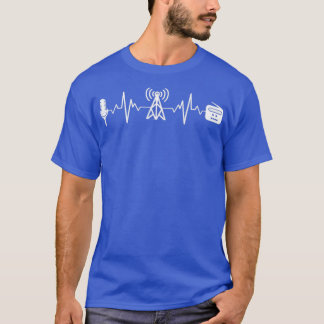 T-shirt Radio amateur Heartbeat 1