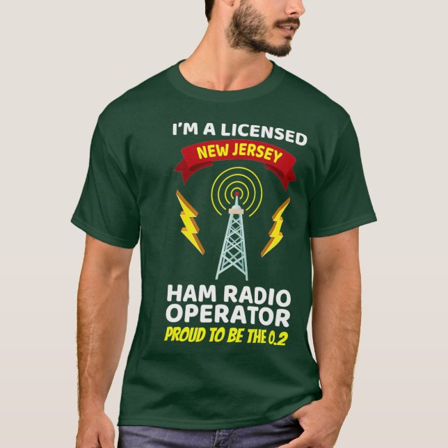 T-shirt Radio amateur Opérateur Funny Ham Radio Nouveau (Devant)