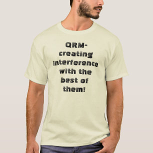 T-shirt Radio amateur QRM