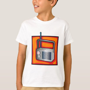 T-shirt Radio Art Pop Rétro des Années 80 Vibrant Vintage