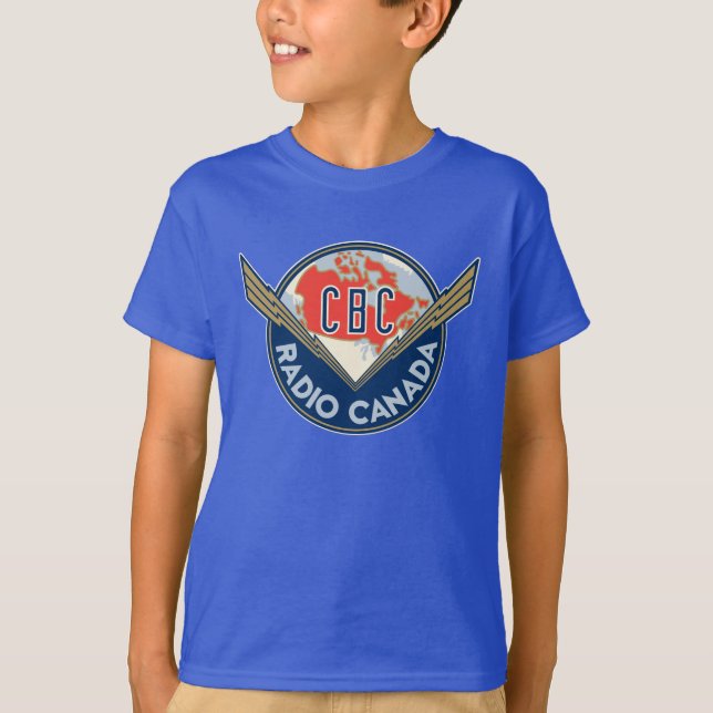 T-shirt Radio-Canada 1940 Logo Jeunesse (Devant)