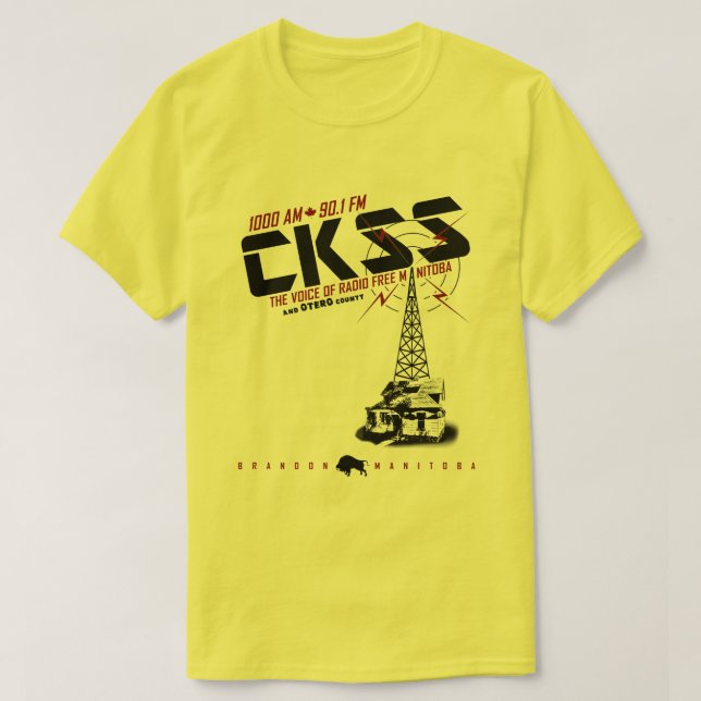 T-SHIRT RADIO DE CKSS (Design devant)