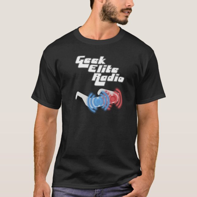 T-shirt Radio d'élite de geek (Devant)