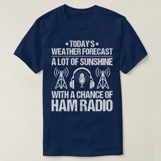 T-shirt Radio Ham Amateur Radio opérateur Ham Radio (13) (Design devant)