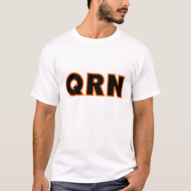 T-shirt Radio jambon amateur QRN (Devant)