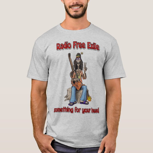 T-shirt radio libre exil (Devant)
