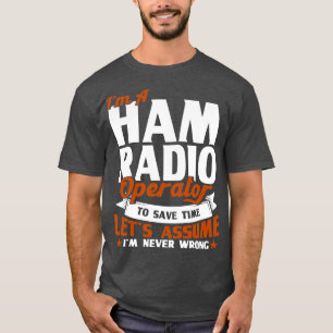 T-shirt Radio Opérateur Réglage Antenne Ham Radio don