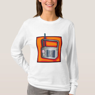 T-shirt Radio Rétro Pop Art des Années 80 Vibrant Vintage