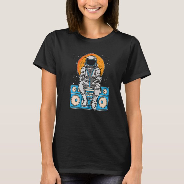 T-shirt Radio Space Astronaut  Astronomy Science Radio Spa (Devant)