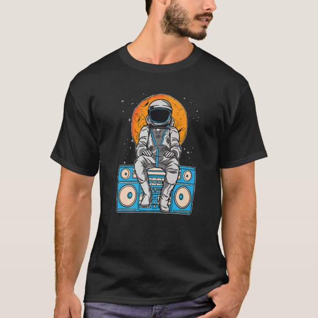 T-shirt Radio Space Astronaut  Astronomy Science Radio Spa (Devant)