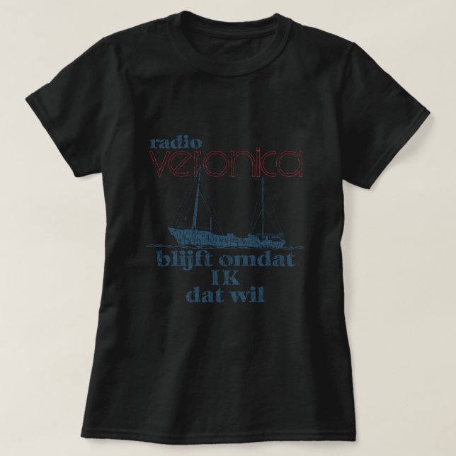 T-shirt Radio Veronica 1960 (Design devant)