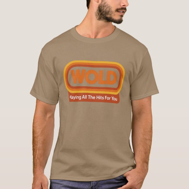 T-shirt Radio vintage (Devant)