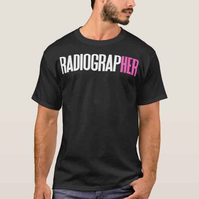 T-shirt Radiographe pour les femmes en radiologie  (Devant)