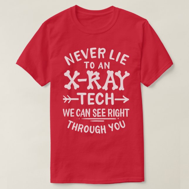 T-shirt Radiographe technicien Xray Tech (Design devant)