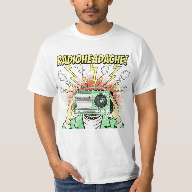 T-shirt Radioheadache Vintage Retro (Devant)
