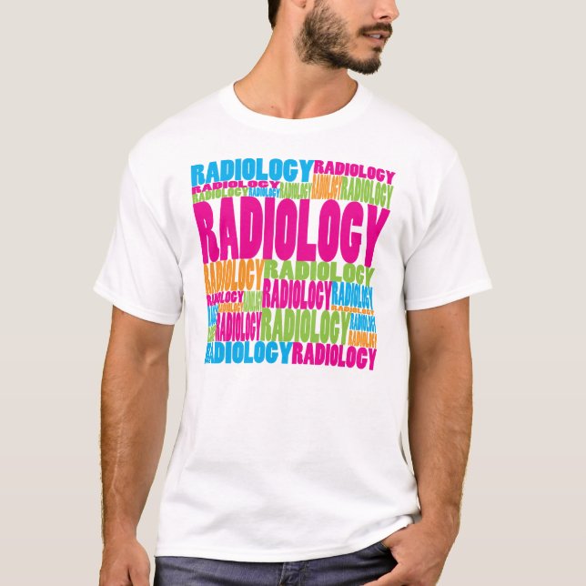 T-shirt Radiologie colorée (Devant)