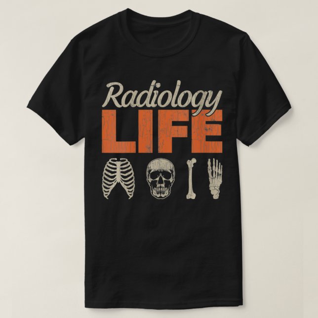 T-shirt Radiologie féminine Radiologie de la vie Radiologi (Design devant)