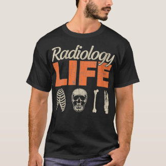 T-shirt Radiologie féminine Radiologie de la vie Radiologi