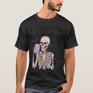 T-shirt Radiologie Halloween Xray Tech Skeleton Coffee Cre