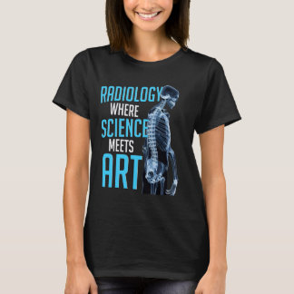 T-shirt Radiologie là où la science rencontre l'art radiol