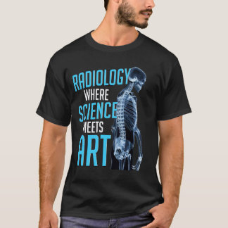 T-shirt Radiologie là où la science rencontre l'art radiol