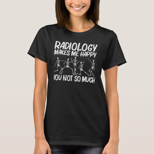 T-shirt Radiologie Pour Hommes Femmes Médecine Radiothérap (Devant)