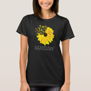 T-shirt Radiologie Radiologie Tournesol Tech Radiologue X