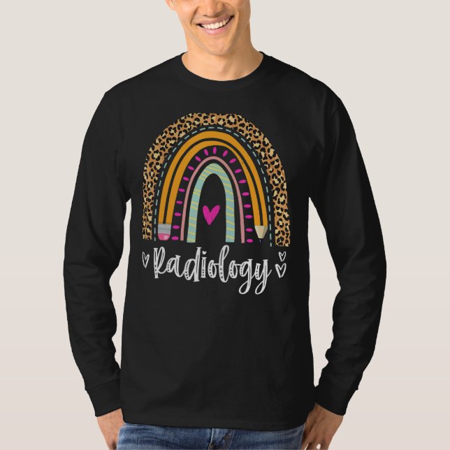 T-shirt Radiologie Rainbow X Ray Tech (Devant)