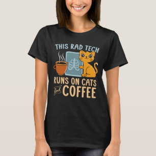 T-shirt Radiologue Fonctionne Sur Les Chats Et Café Radiol