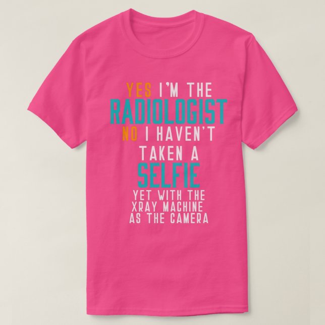 T-shirt Radiologue hospitalier (Design devant)